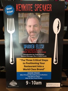 Restaurant Marketing Speaker, Warren Ellish