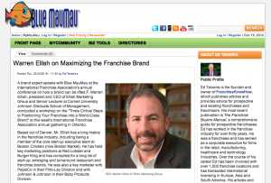 Warren Ellish on Maximizing the Franchise Brand interview with Blue Mau Mau